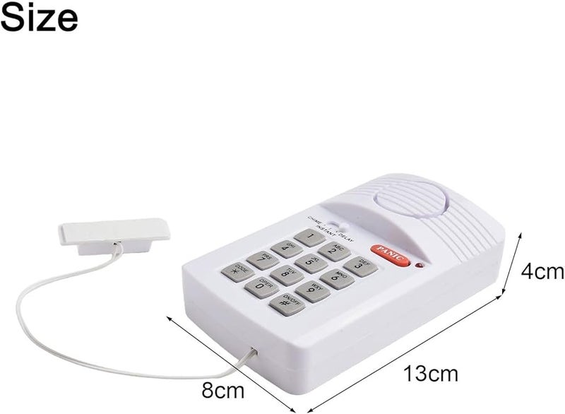 Wireless Door Alarm with Keypad Password Protection for Garage Shed Caravan Security - Image 3